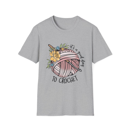 Crochet Lover's Unisex Softstyle T-Shirt - Perfect Gift for Crafters, Summer Tee, Handmade Art Apparel, Yarn Enthusiasts, Crochet Day!