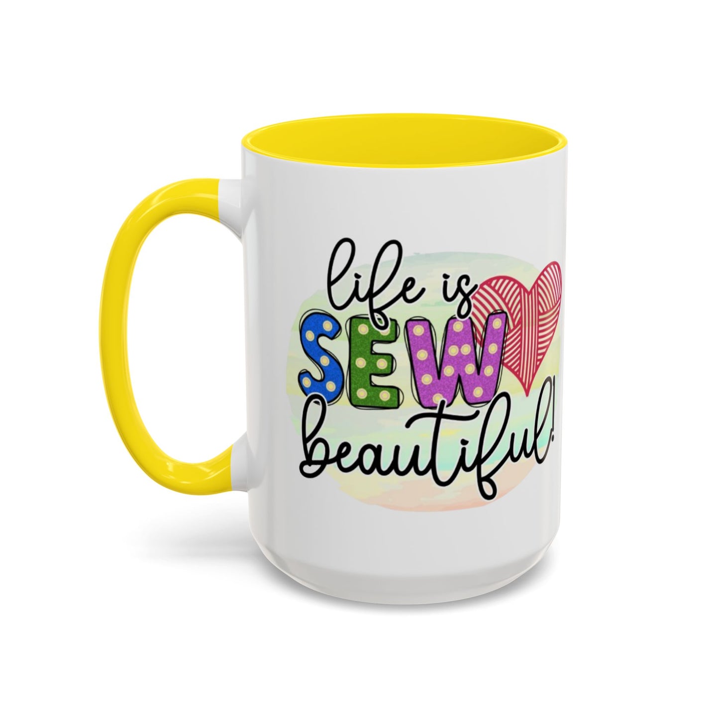 Sewing-Themed Coffee Mug – Perfect Gift for Crafters, Quilters, Birthday, Gift for Her, Inspirational Mug