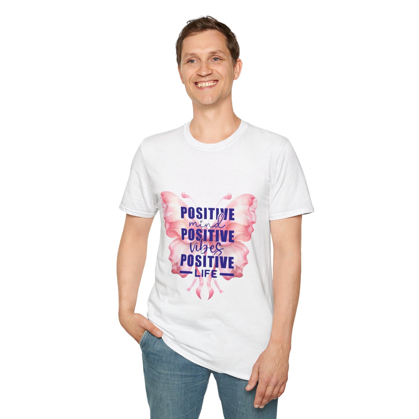 Positive Butterfly T-Shirt, Inspirational Tee, Motivational Shirt, Unisex Apparel, Gift for Her