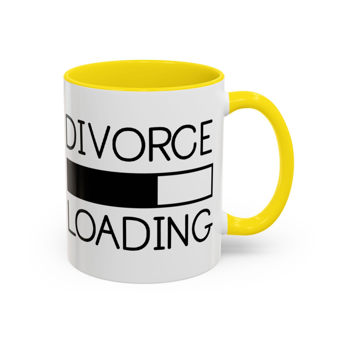 Divorce Loading Coffee Mug - Funny Accent Mug for Breakups, Gift for Friends, Humor Mug, Recovery Coffee Cup, Unique Divorce Gift