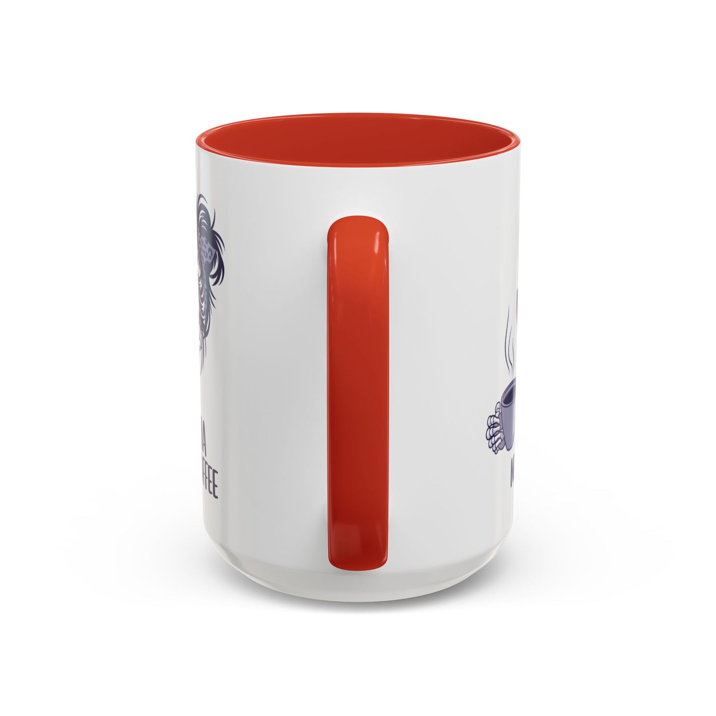 Mama Needs Coffee Skull Mug - Stylish 11/15oz Accent Coffee Mug for Coffee Lovers