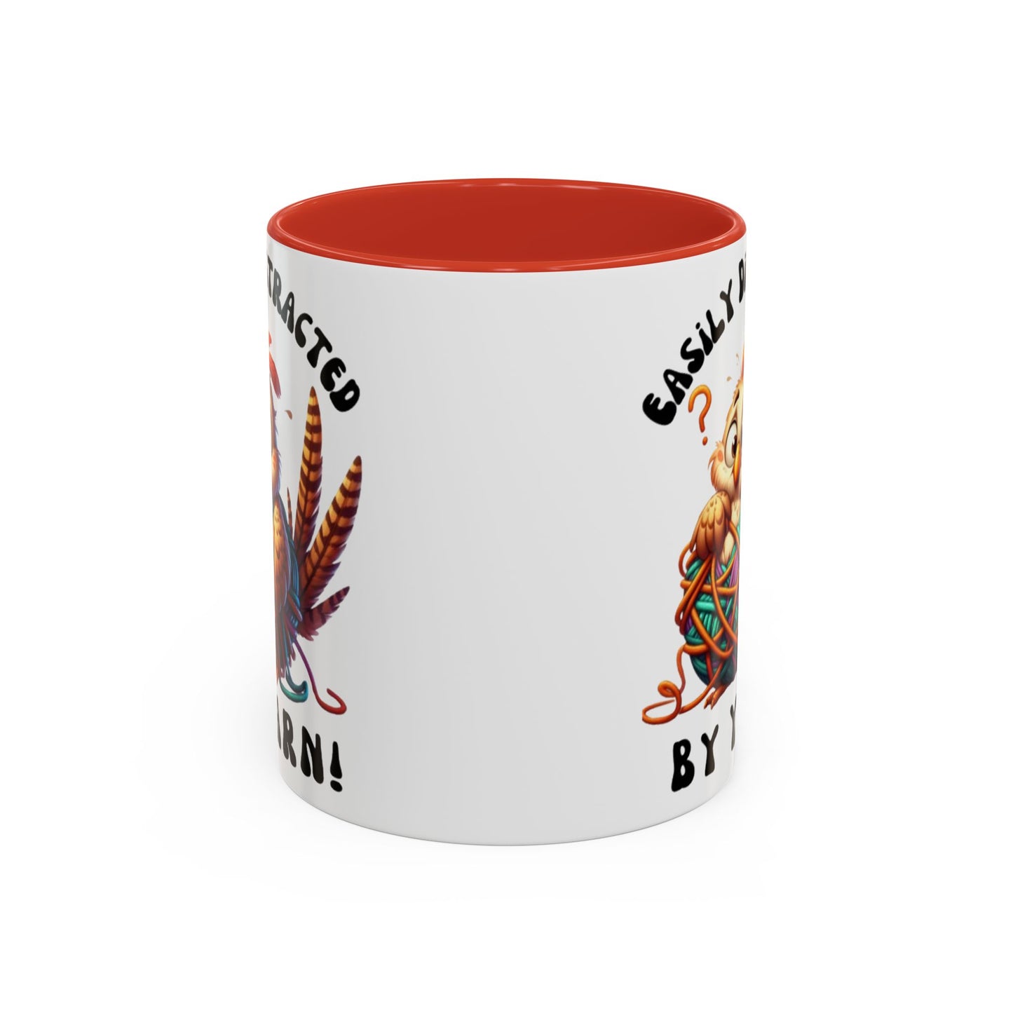 Whimsical Yarn Lover's Coffee Mug – Perfect Gift for Crafters, Crafting Enthusiasts, Cozy Home Decor, Fun Accent Mug