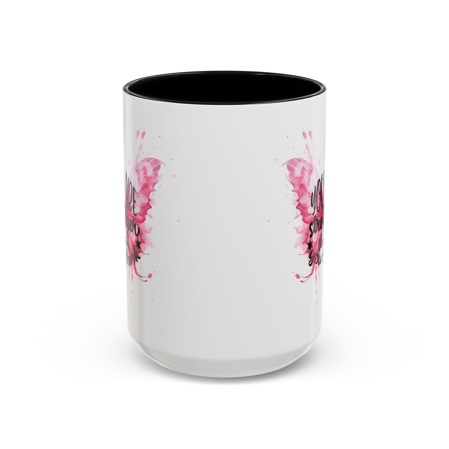 Inspirational Butterfly Coffee Mug, Empowerment Gift, Motivational Drinkware, Self-Care Mug, Butterfly Decor, Pink Mug