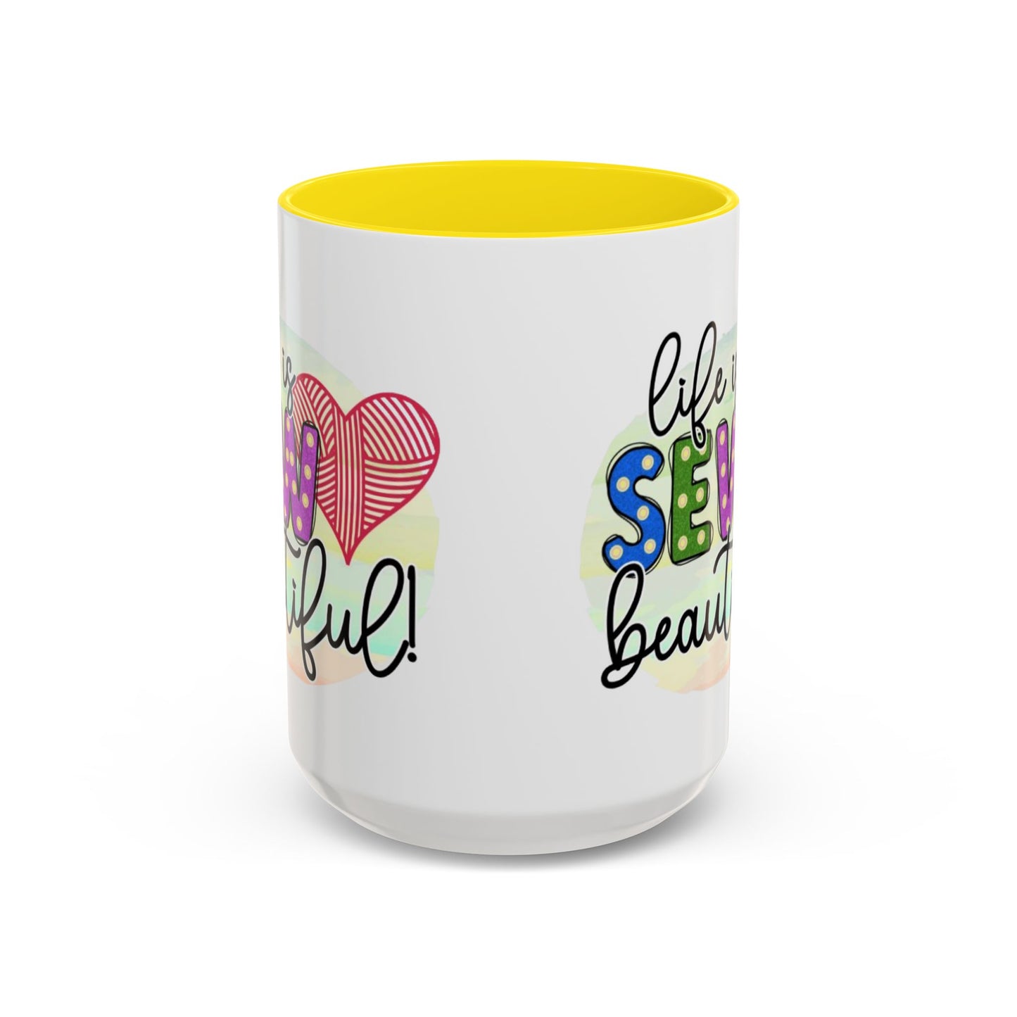 Sewing-Themed Coffee Mug – Perfect Gift for Crafters, Quilters, Birthday, Gift for Her, Inspirational Mug