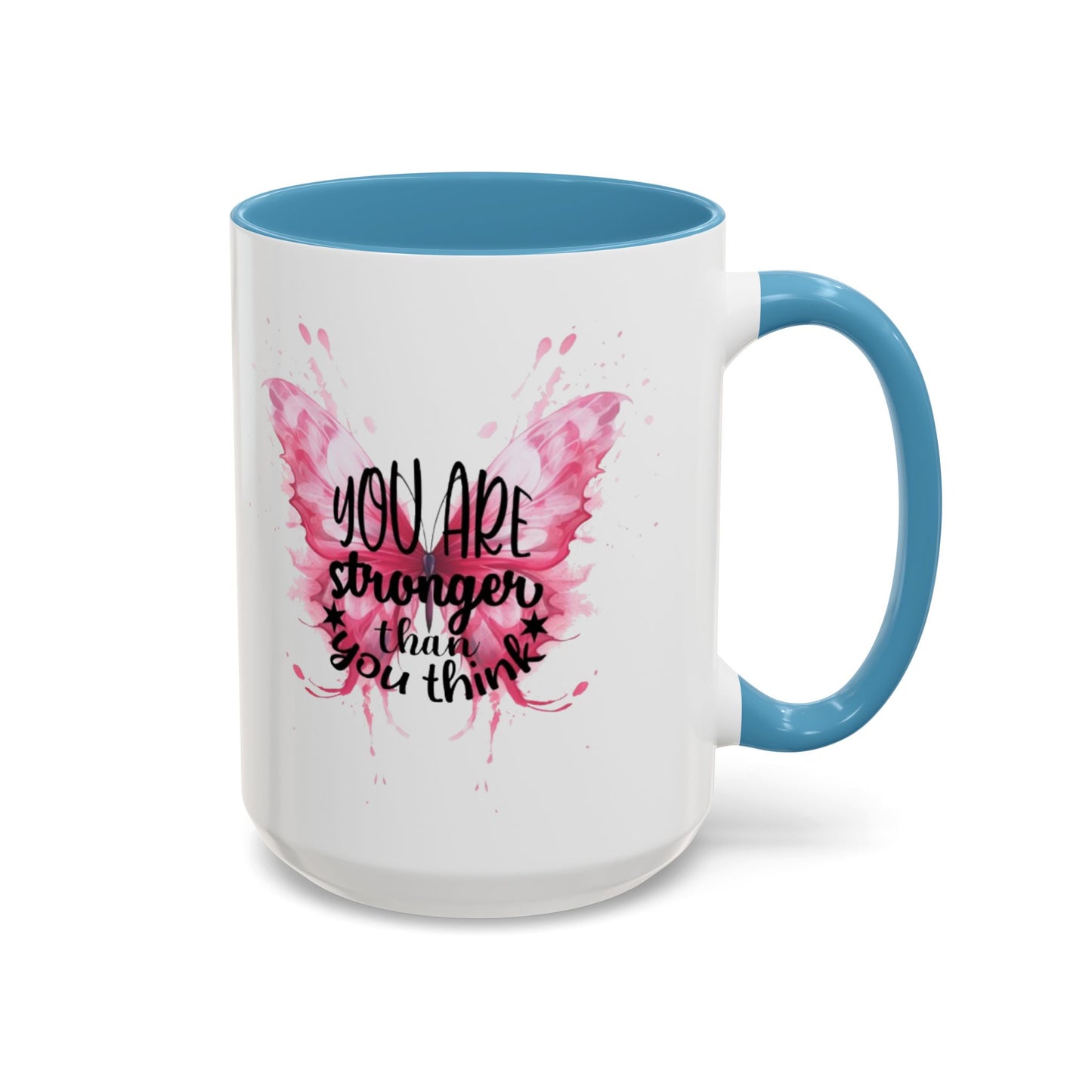 Inspirational Butterfly Coffee Mug, Empowerment Gift, Motivational Drinkware, Self-Care Mug, Butterfly Decor, Pink Mug