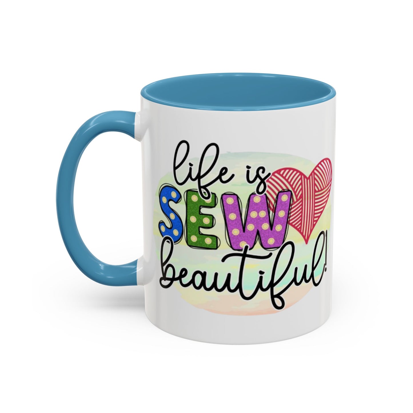Sewing-Themed Coffee Mug – Perfect Gift for Crafters, Quilters, Birthday, Gift for Her, Inspirational Mug