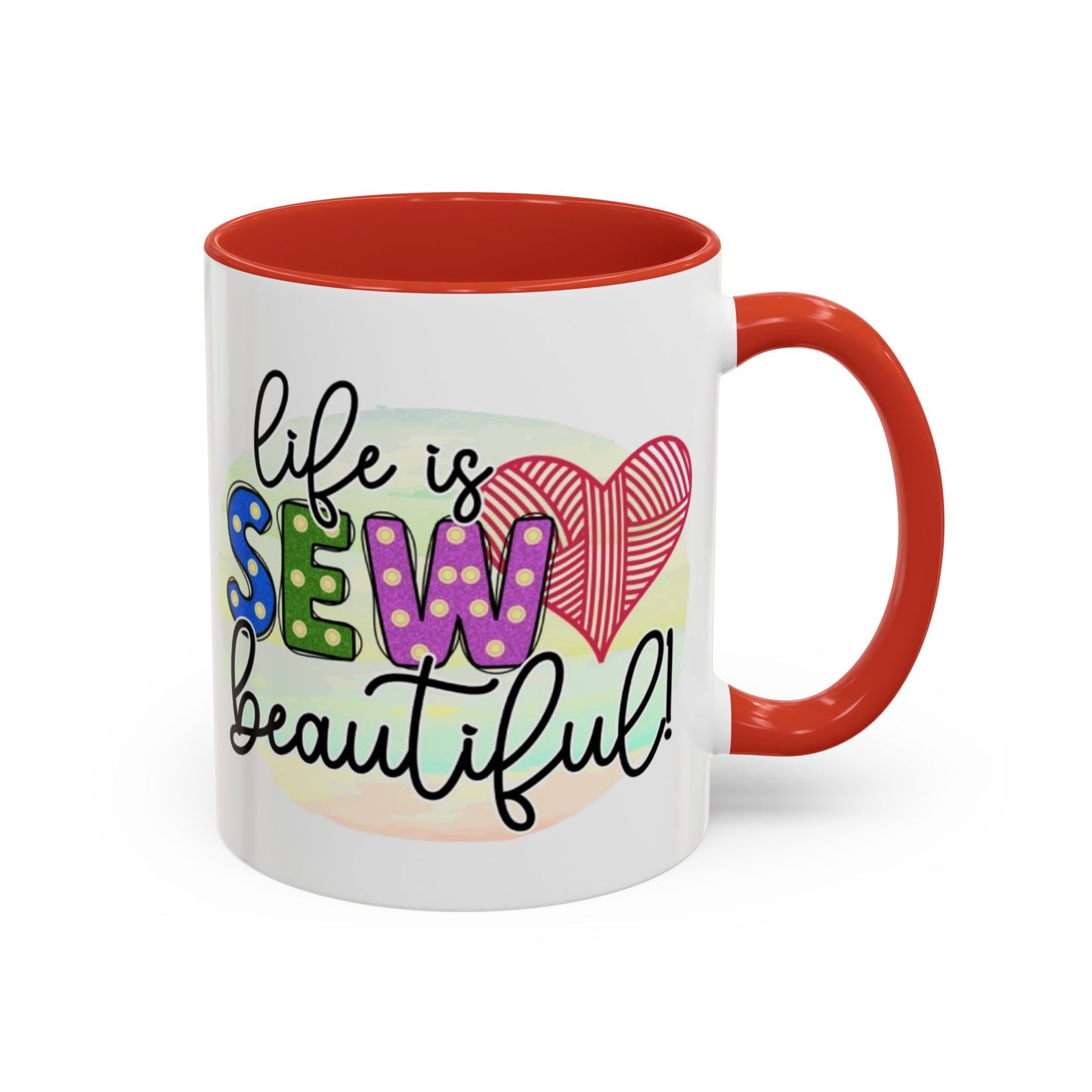 Sewing-Themed Coffee Mug – Perfect Gift for Crafters, Quilters, Birthday, Gift for Her, Inspirational Mug