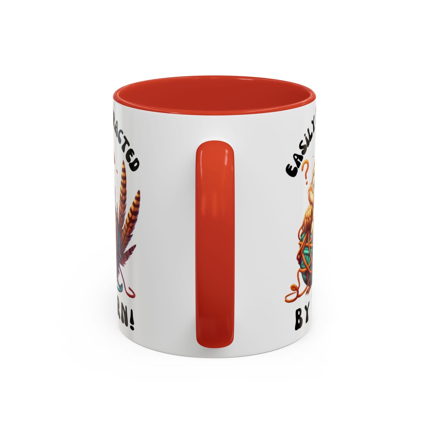 Whimsical Yarn Lover's Coffee Mug – Perfect Gift for Crafters, Crafting Enthusiasts, Cozy Home Decor, Fun Accent Mug