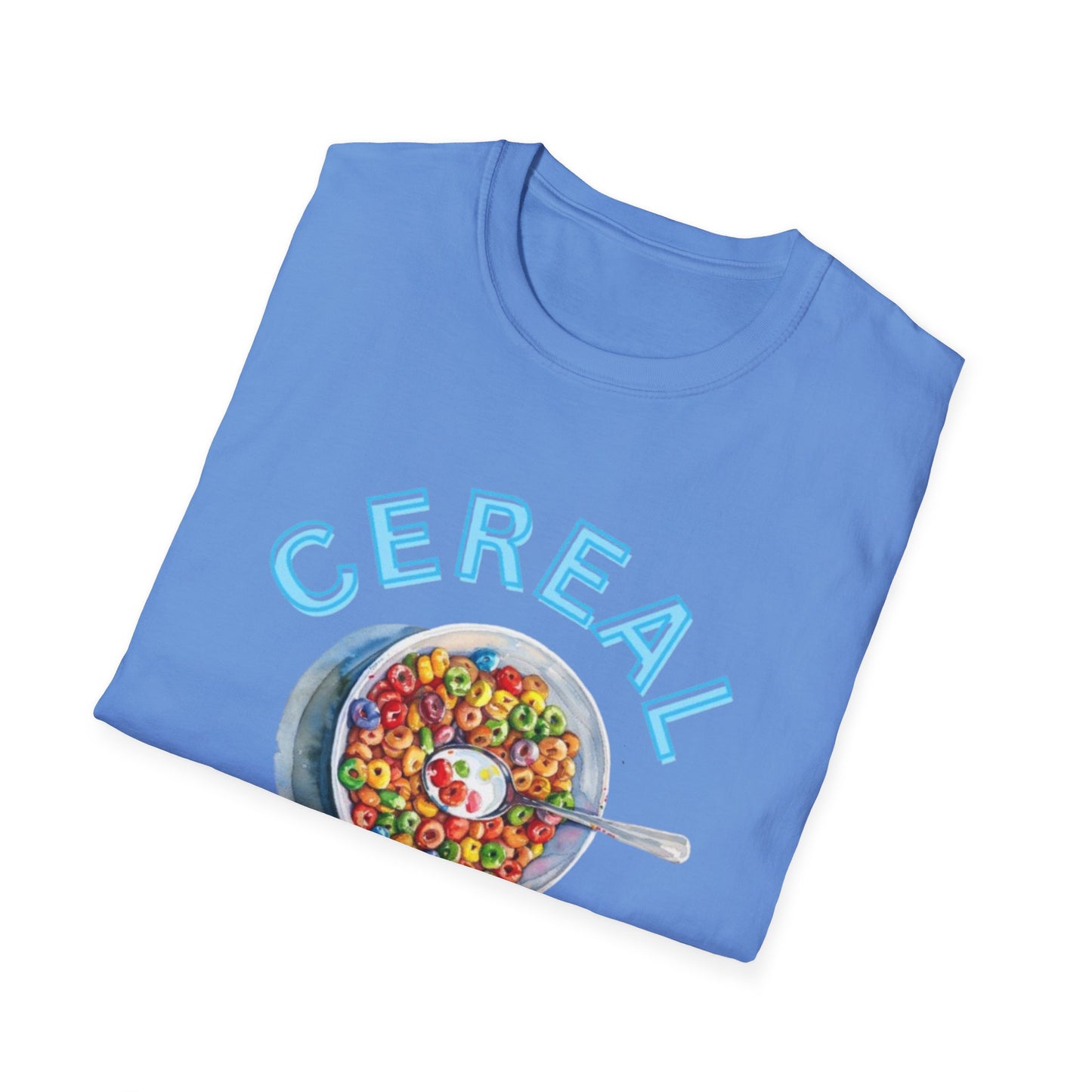 Cereal Killer Unisex Softstyle T-Shirt - Fun Humor Tee for Breakfast Lovers