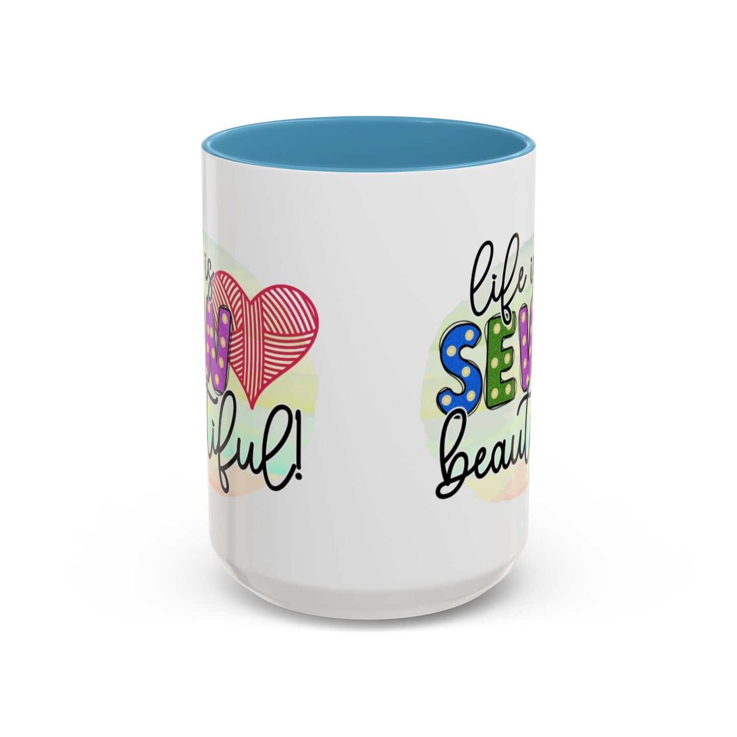 Sewing-Themed Coffee Mug – Perfect Gift for Crafters, Quilters, Birthday, Gift for Her, Inspirational Mug