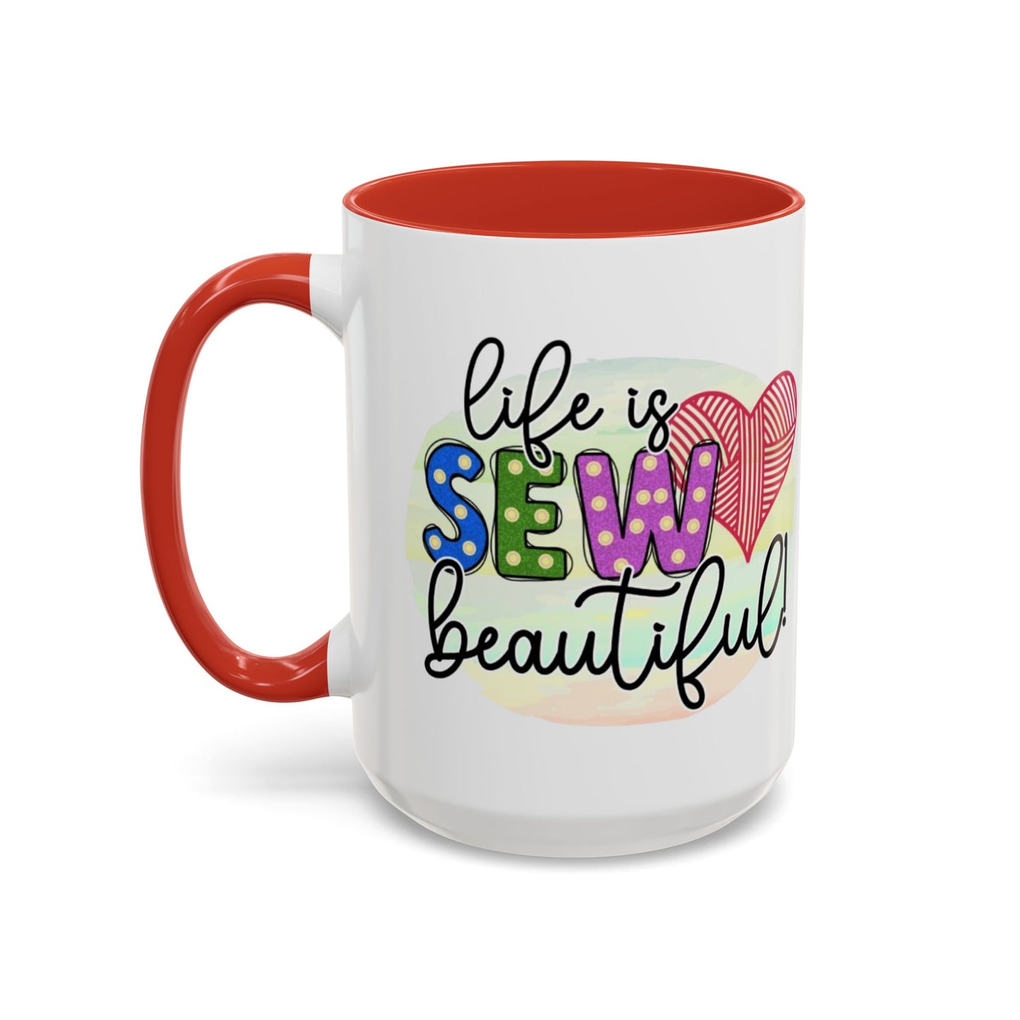 Sewing-Themed Coffee Mug – Perfect Gift for Crafters, Quilters, Birthday, Gift for Her, Inspirational Mug