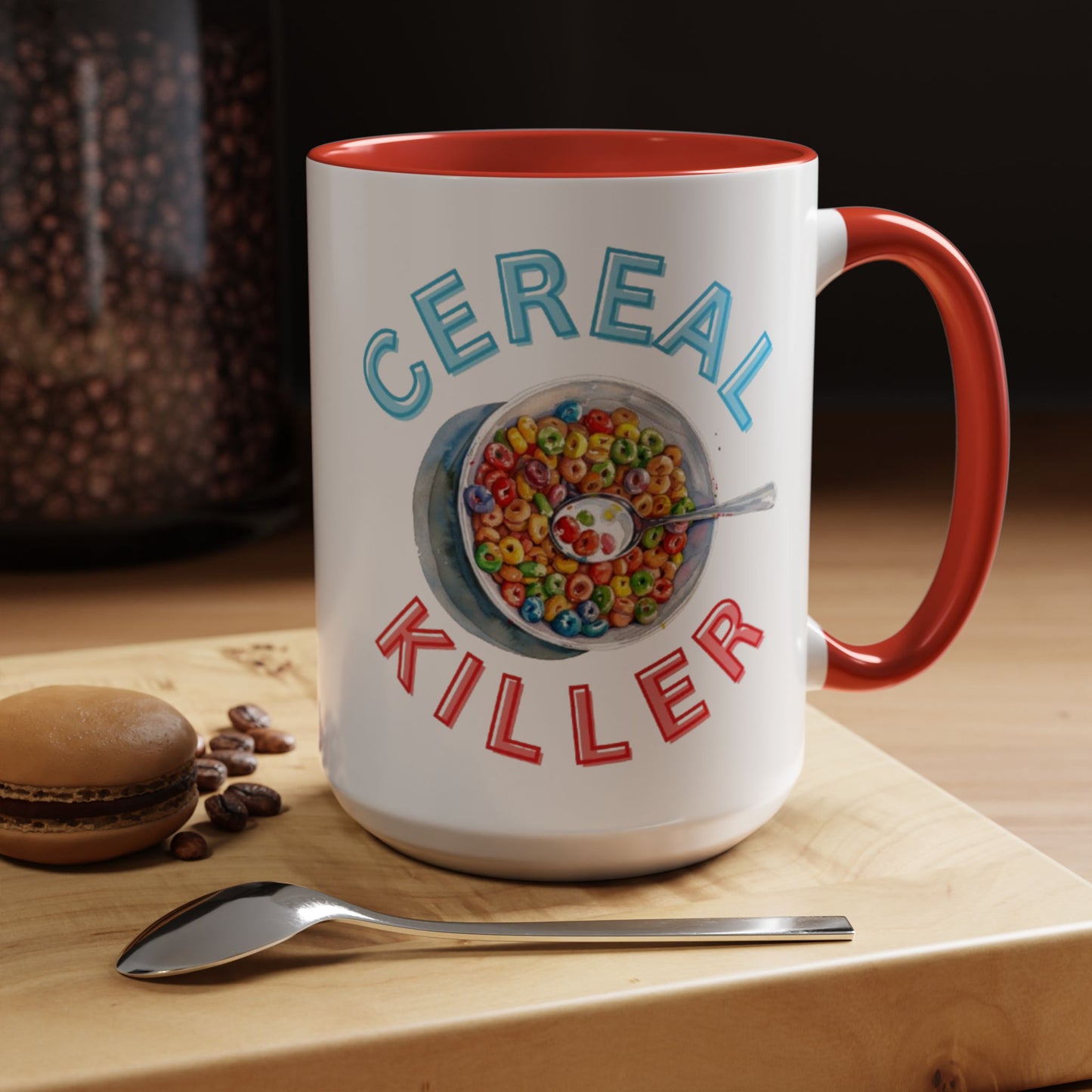 Cereal Killer Coffee Mug, Funny Coffee Cup, Gift for Breakfast Lovers, Humor Mug, Cereal Enthusiast Present