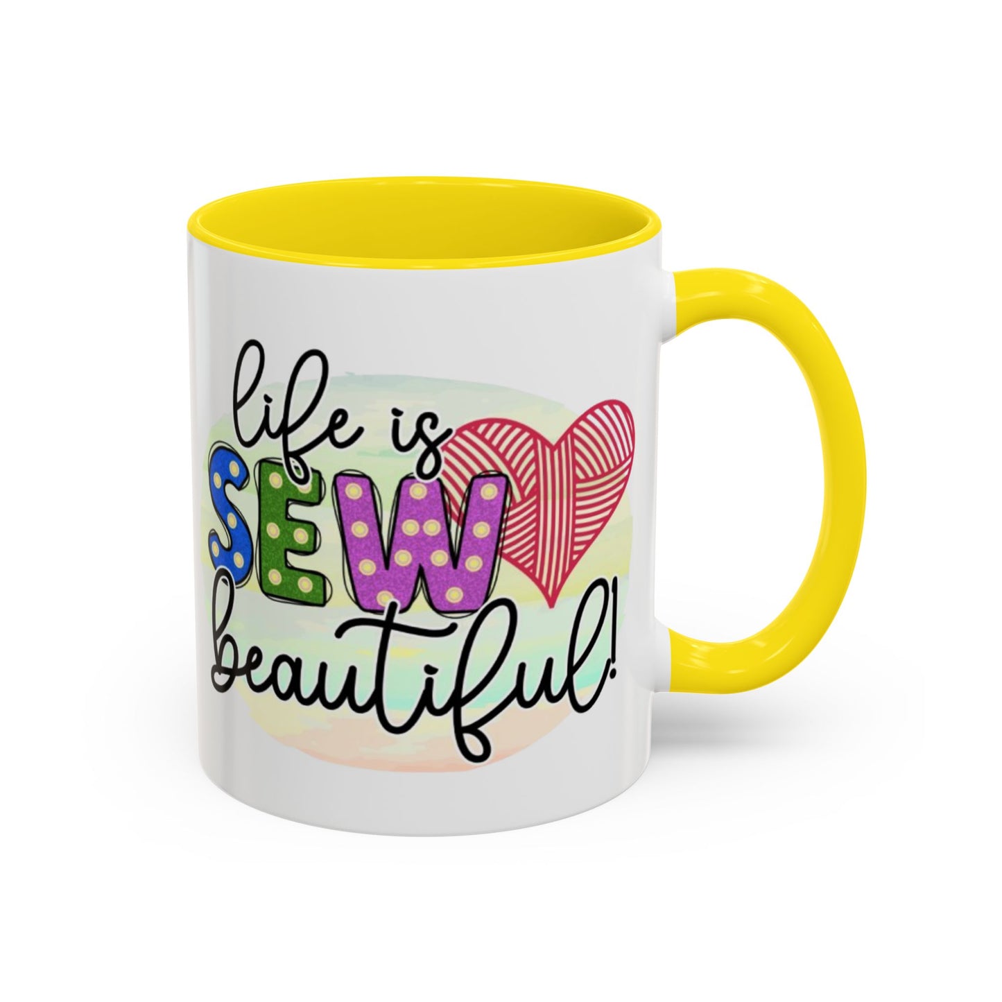 Sewing-Themed Coffee Mug – Perfect Gift for Crafters, Quilters, Birthday, Gift for Her, Inspirational Mug