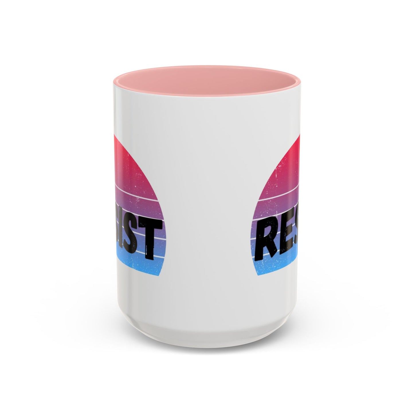 Colorful Resist Coffee Mug, Motivational Mug for Empowerment, Perfect Gift for Activists, Inspirational Kitchenware, 11oz 15oz