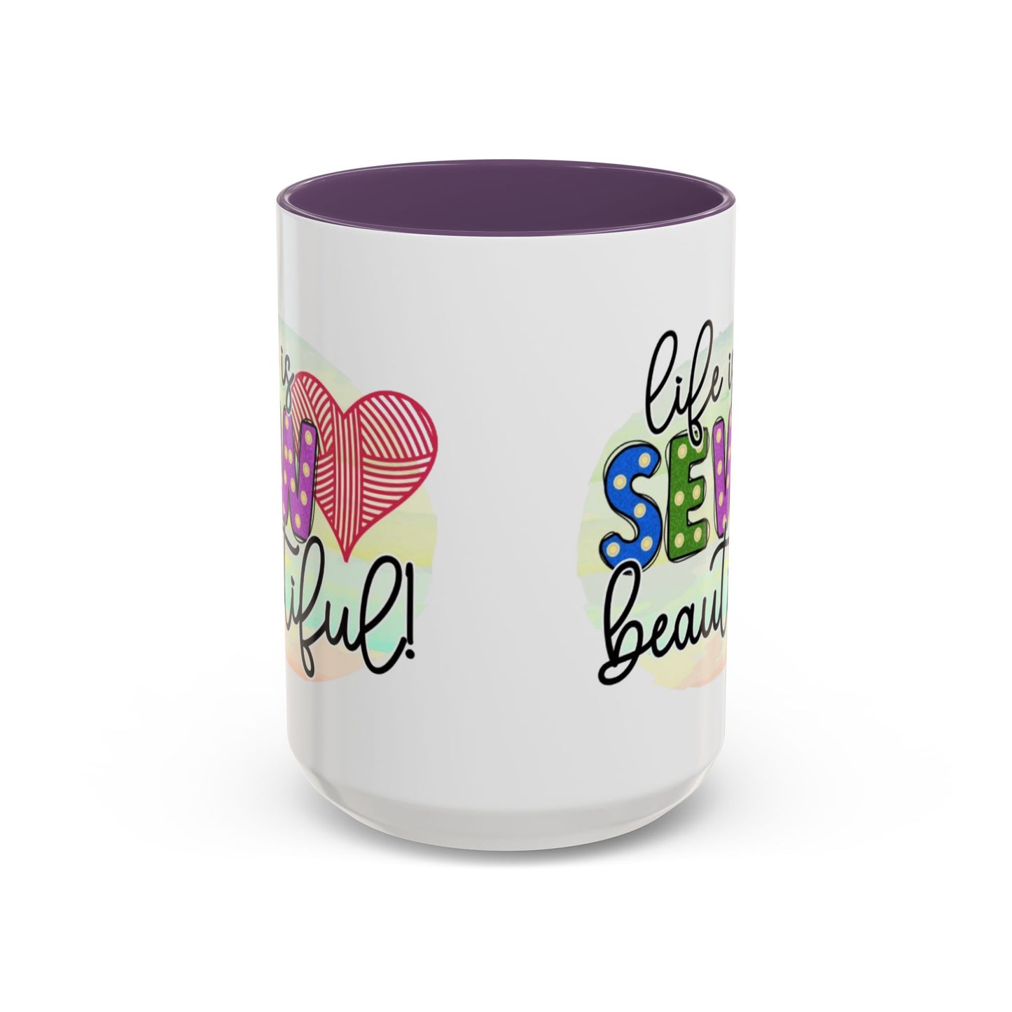 Sewing-Themed Coffee Mug – Perfect Gift for Crafters, Quilters, Birthday, Gift for Her, Inspirational Mug