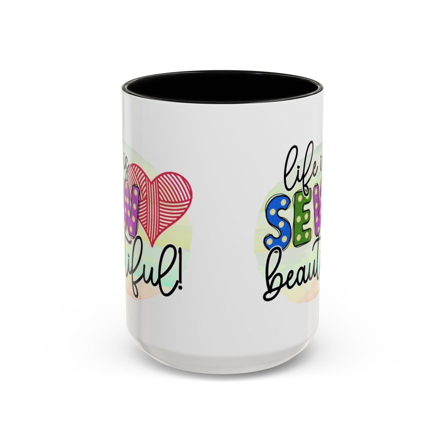 Sewing-Themed Coffee Mug – Perfect Gift for Crafters, Quilters, Birthday, Gift for Her, Inspirational Mug