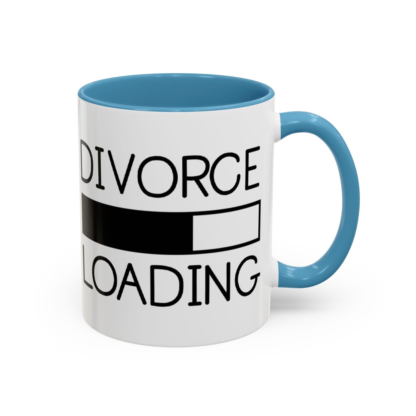 Divorce Loading Coffee Mug - Funny Accent Mug for Breakups, Gift for Friends, Humor Mug, Recovery Coffee Cup, Unique Divorce Gift