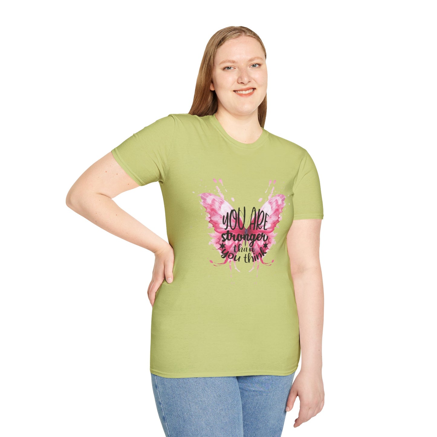 Empowering Butterfly T-Shirt, Inspirational Tee, Motivational Gift, Affirmation Apparel, Positive Vibes Shirt, Strength Quote T-Shirt