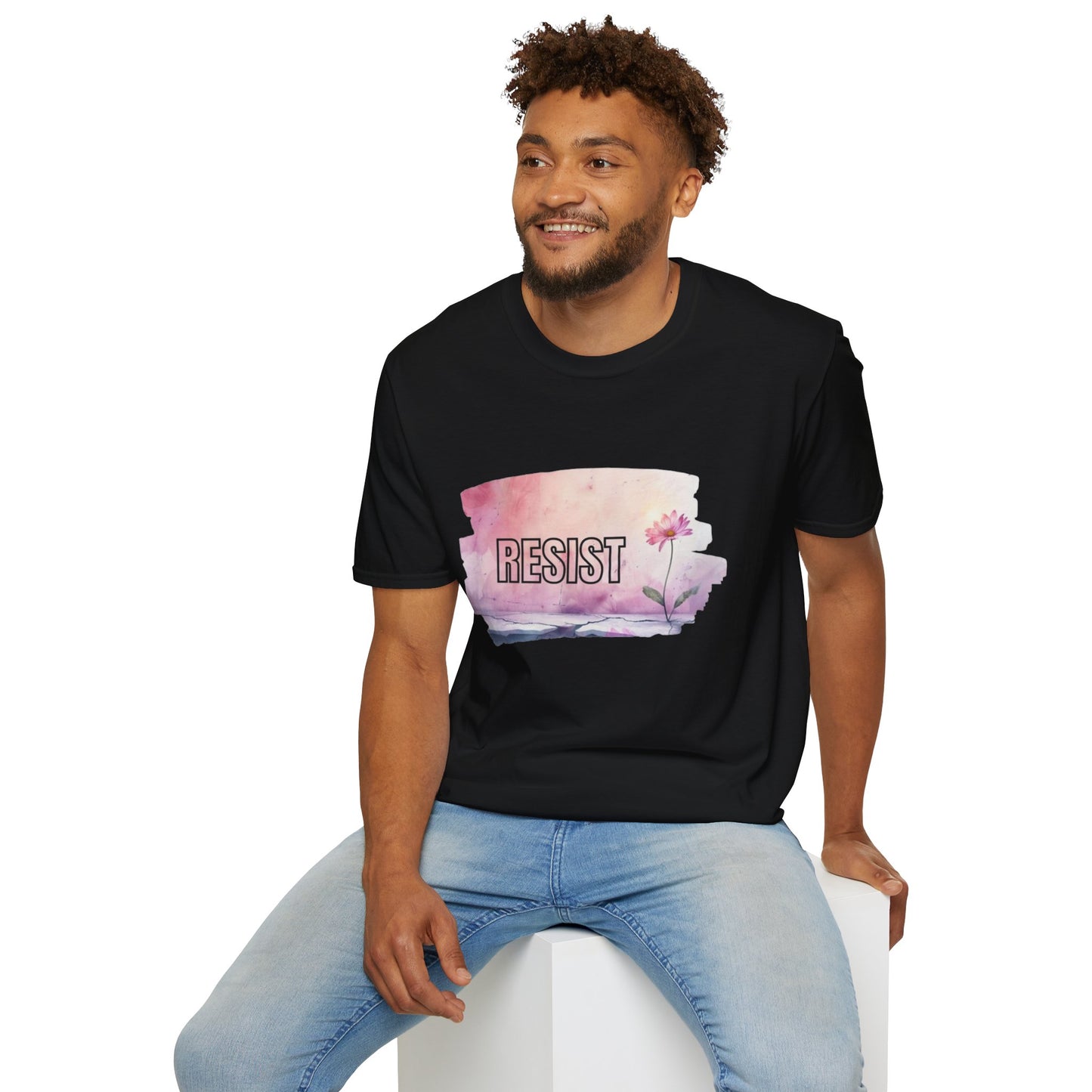 Inspirational Resist T-Shirt for Positivity and Change
