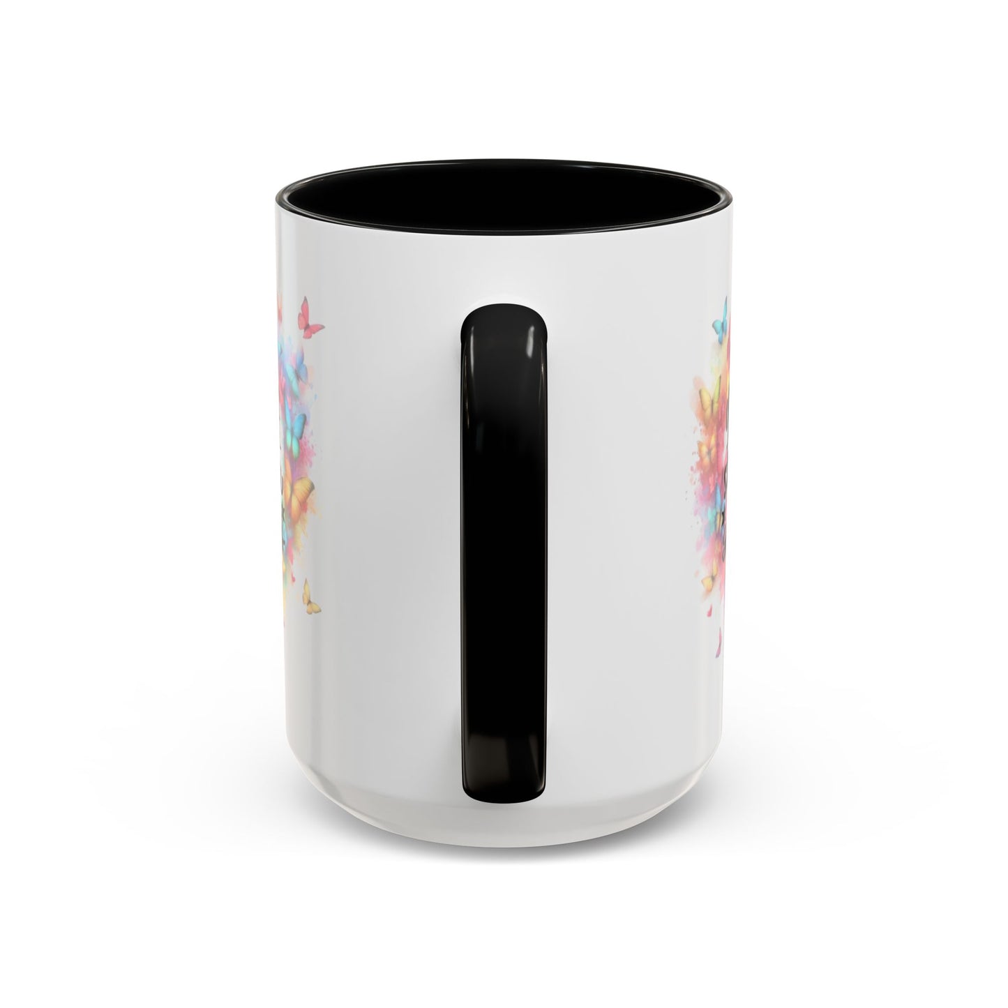 Inspirational Butterfly Coffee Mug, Motivational Gift for Friends, Colorful Mug for Tea Lover, Positive Affirmation, Self-Care Sip