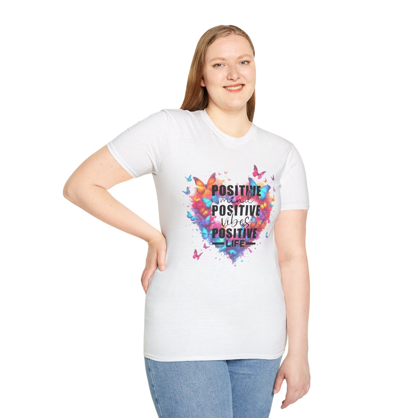 Positive Vibes Unisex T-Shirt, Motivational Tees, Inspirational Apparel, Gift for Friends, Everyday Wear, Positive Life Shirt