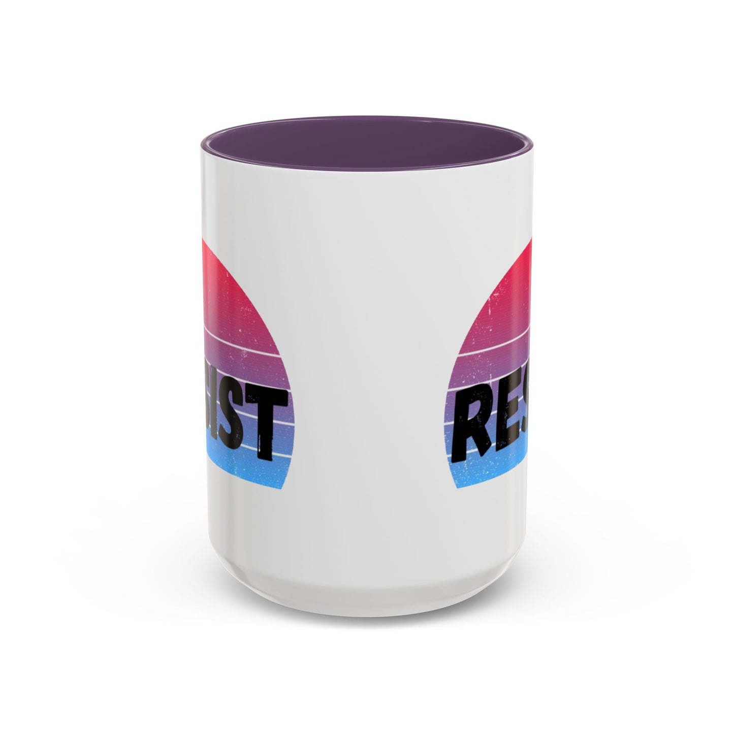 Colorful Resist Coffee Mug, Motivational Mug for Empowerment, Perfect Gift for Activists, Inspirational Kitchenware, 11oz 15oz