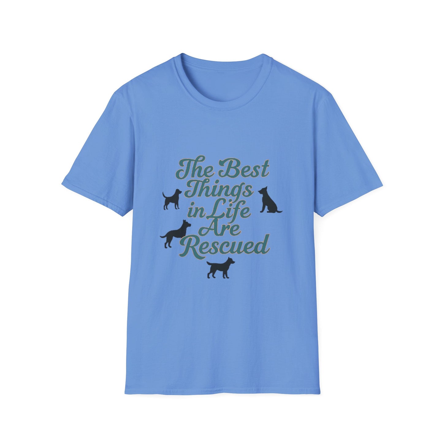 Rescue Dogs Unisex T-Shirt, Pet Lover Gift, Animal Rescue Shirt, Dog Adoption Tee, Gift for Dog Lovers