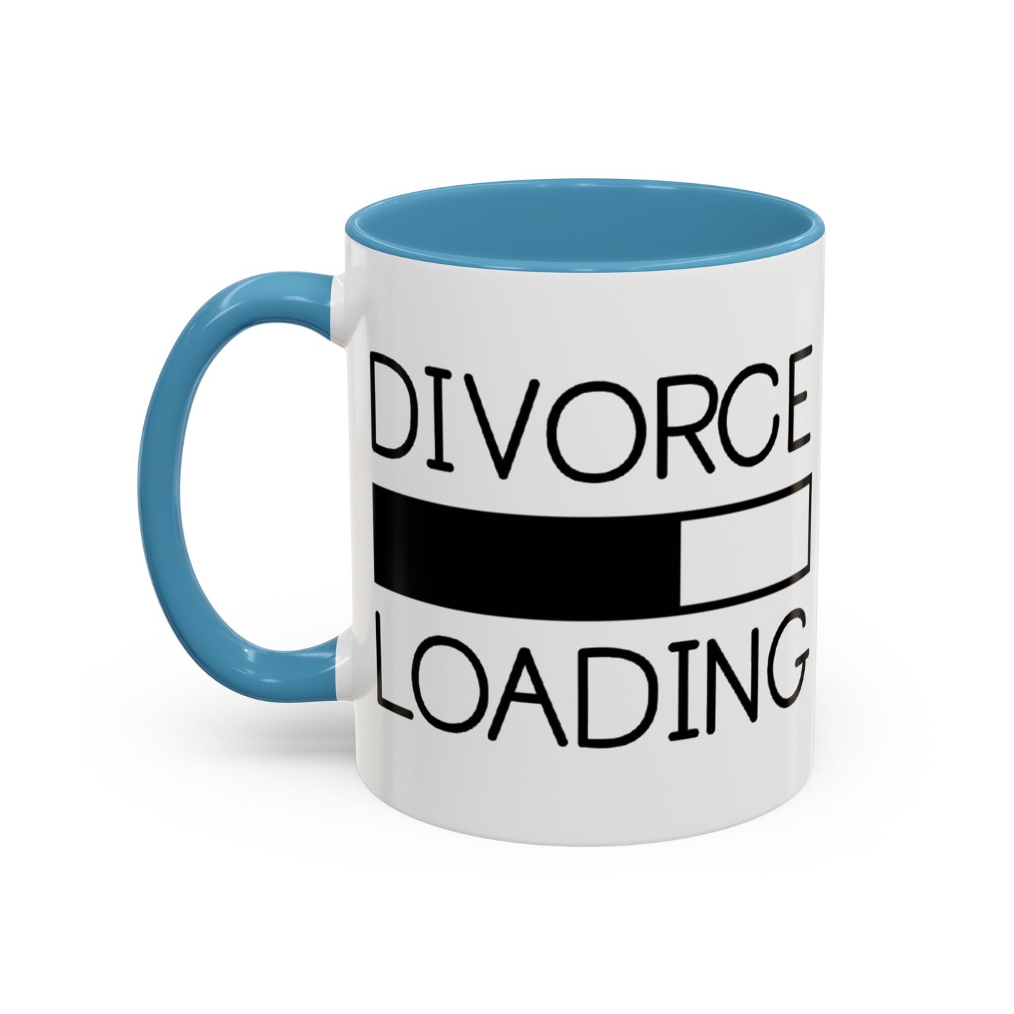 Divorce Loading Coffee Mug - Funny Accent Mug for Breakups, Gift for Friends, Humor Mug, Recovery Coffee Cup, Unique Divorce Gift