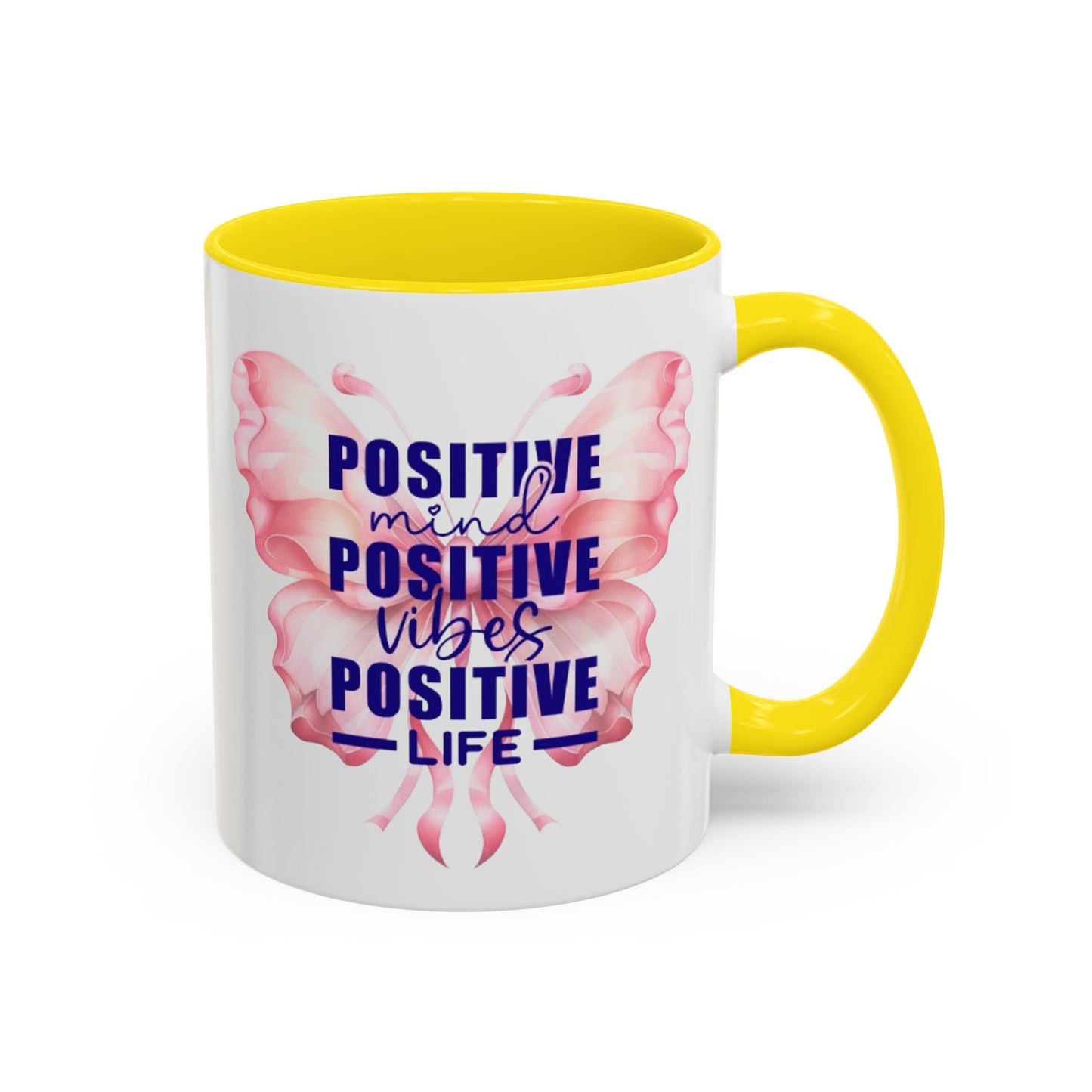 Positive Vibes Coffee Mug, Inspirational Mug, Motivational Mug for Home Office, Gift for Friends, Encouragement Cup, Positive Mind Decor