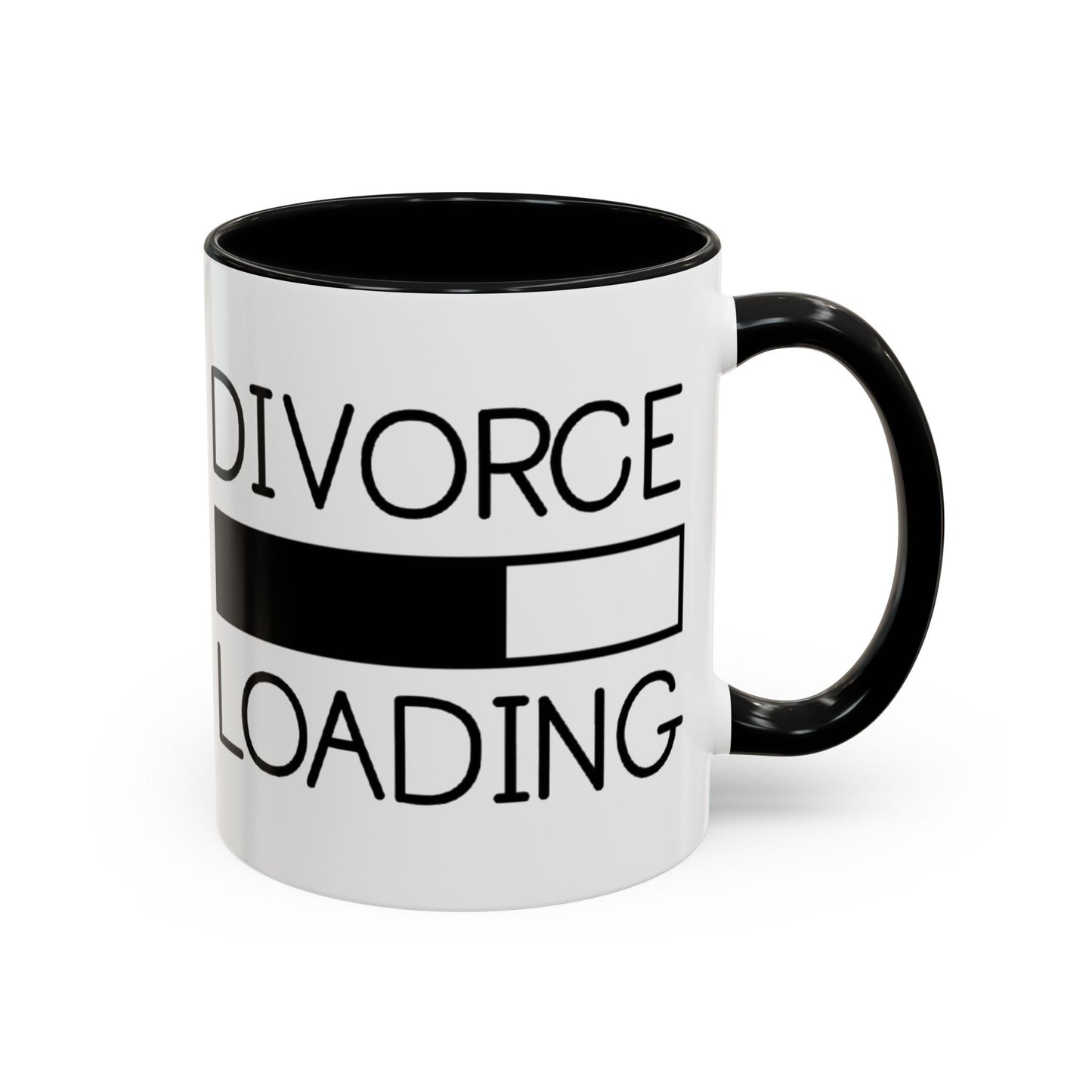 Divorce Loading Coffee Mug - Funny Accent Mug for Breakups, Gift for Friends, Humor Mug, Recovery Coffee Cup, Unique Divorce Gift