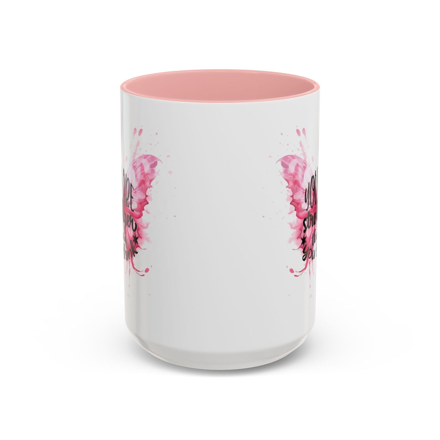 Inspirational Butterfly Coffee Mug, Empowerment Gift, Motivational Drinkware, Self-Care Mug, Butterfly Decor, Pink Mug