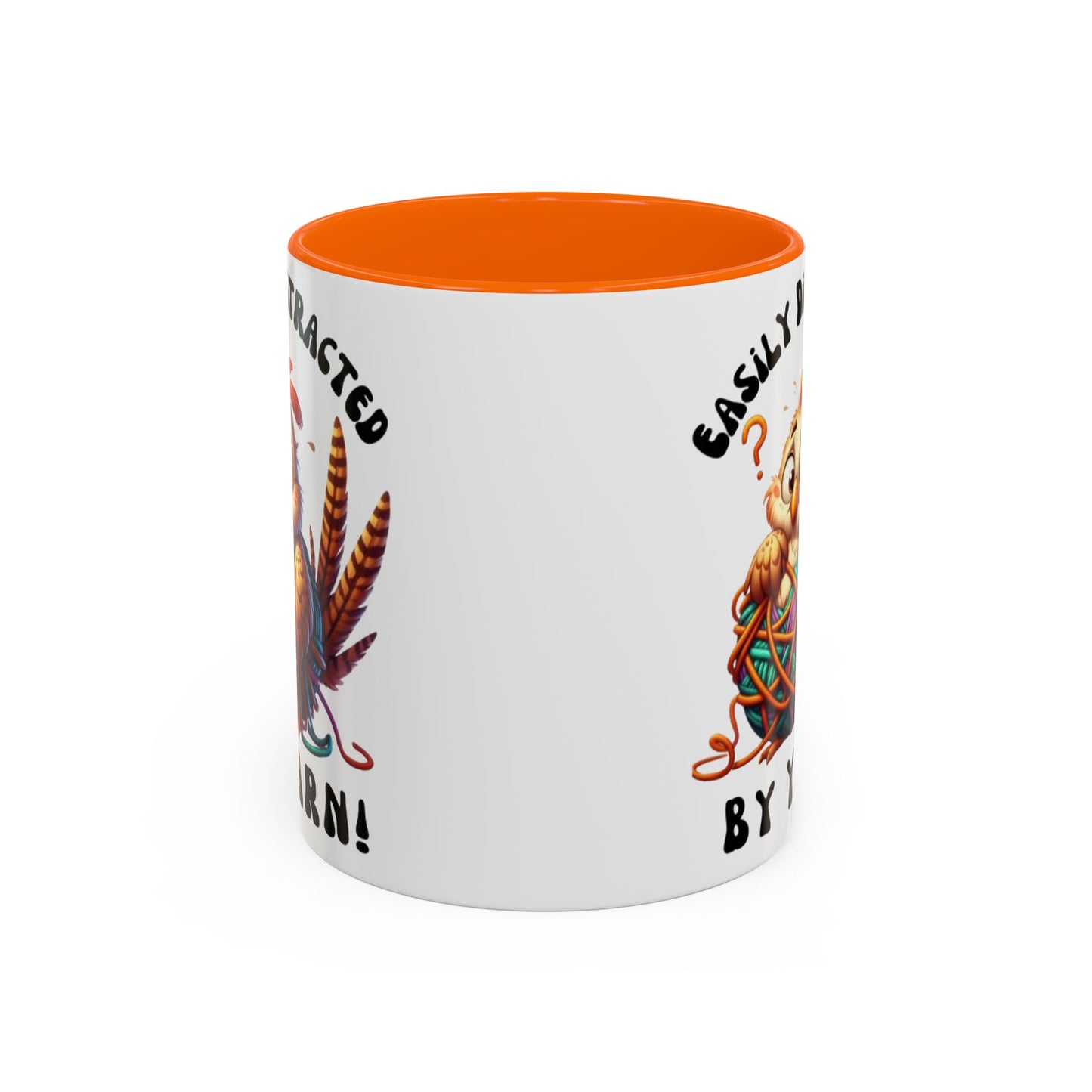 Whimsical Yarn Lover's Coffee Mug – Perfect Gift for Crafters, Crafting Enthusiasts, Cozy Home Decor, Fun Accent Mug