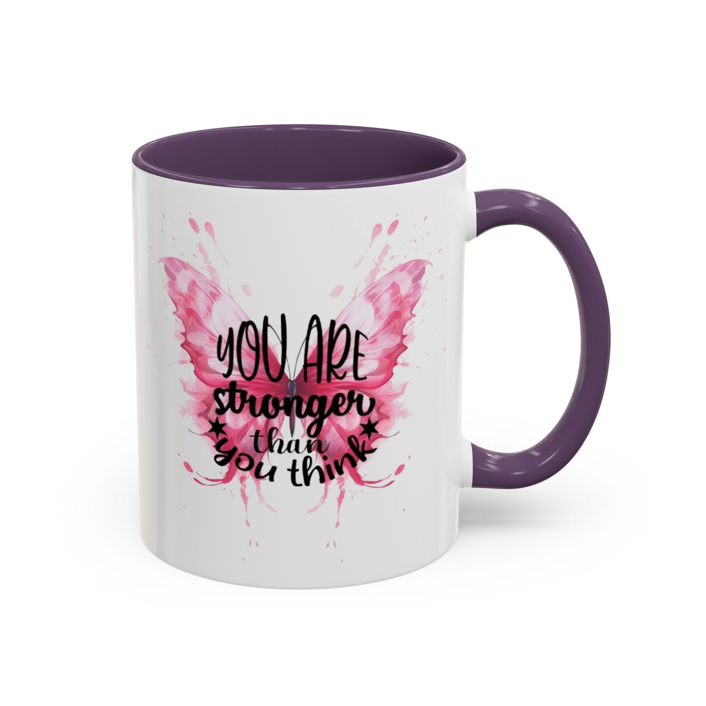Inspirational Butterfly Coffee Mug, Empowerment Gift, Motivational Drinkware, Self-Care Mug, Butterfly Decor, Pink Mug