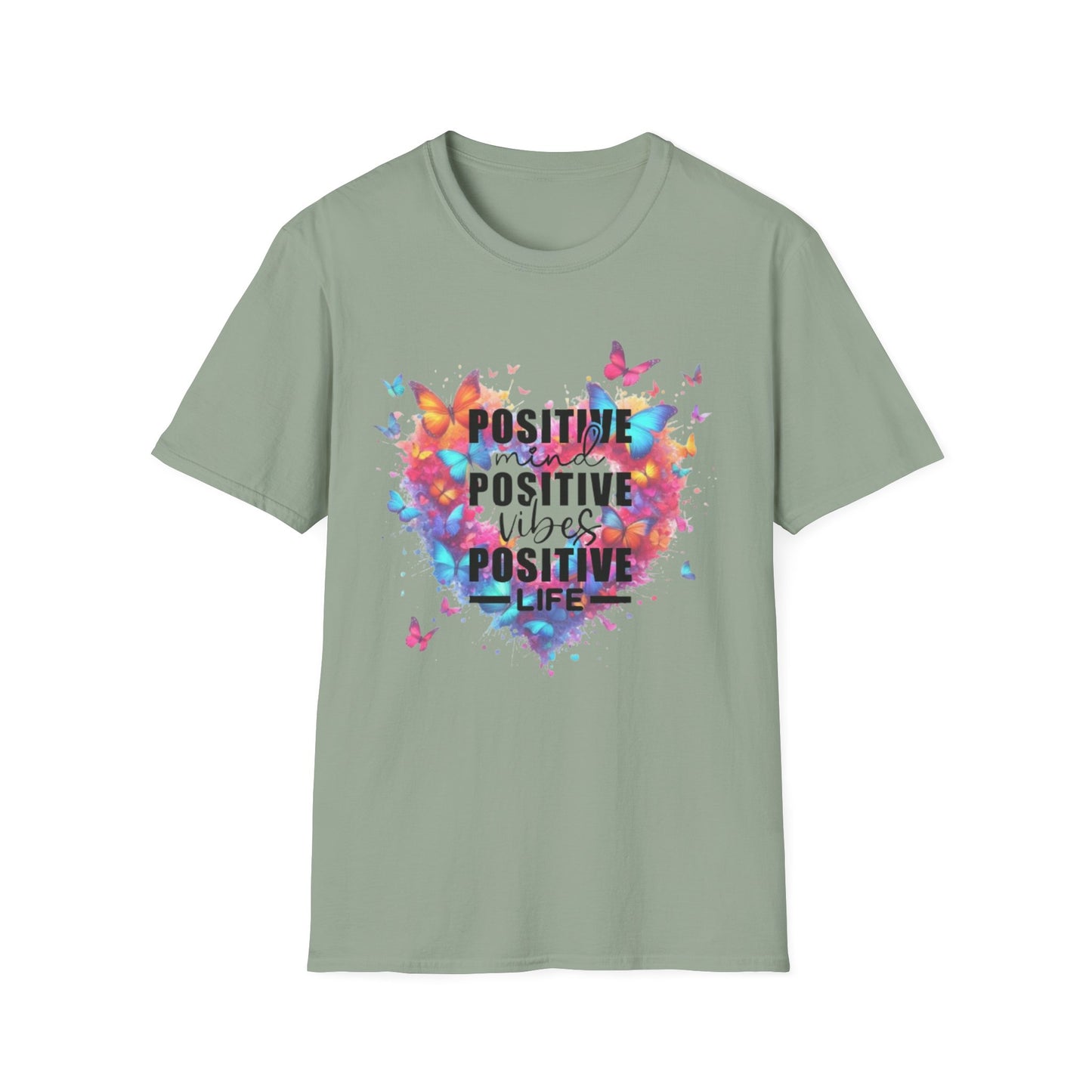 Positive Vibes Unisex T-Shirt, Motivational Tees, Inspirational Apparel, Gift for Friends, Everyday Wear, Positive Life Shirt