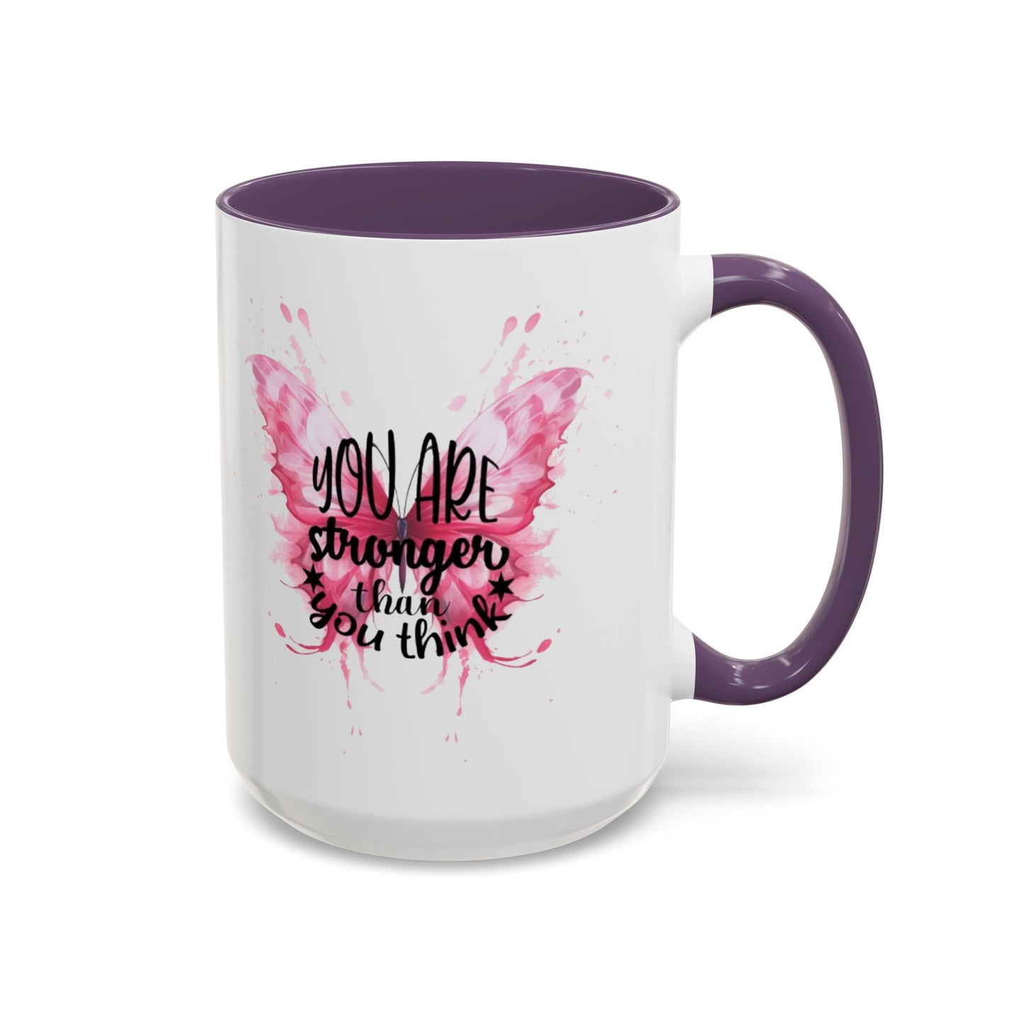 Inspirational Butterfly Coffee Mug, Empowerment Gift, Motivational Drinkware, Self-Care Mug, Butterfly Decor, Pink Mug