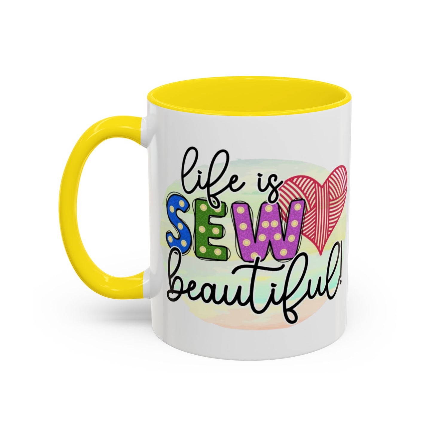 Sewing-Themed Coffee Mug – Perfect Gift for Crafters, Quilters, Birthday, Gift for Her, Inspirational Mug