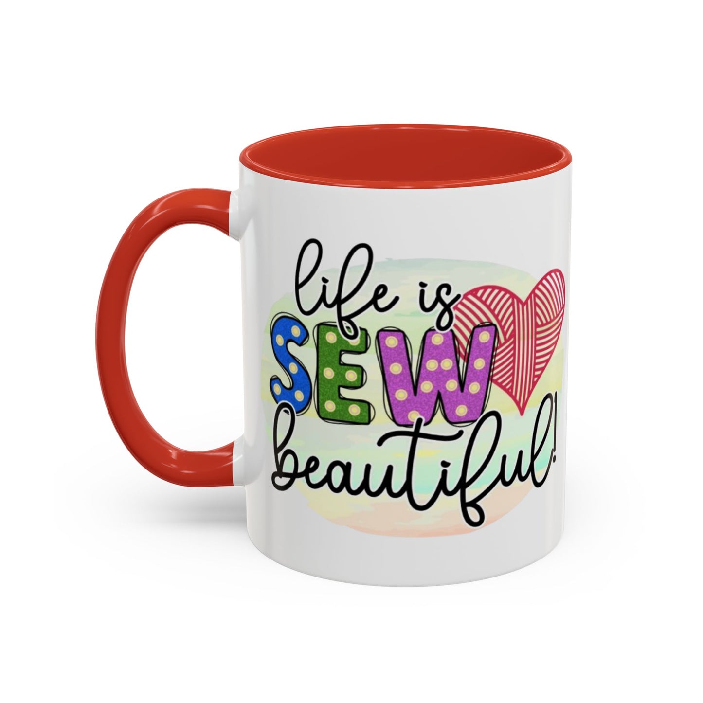 Sewing-Themed Coffee Mug – Perfect Gift for Crafters, Quilters, Birthday, Gift for Her, Inspirational Mug