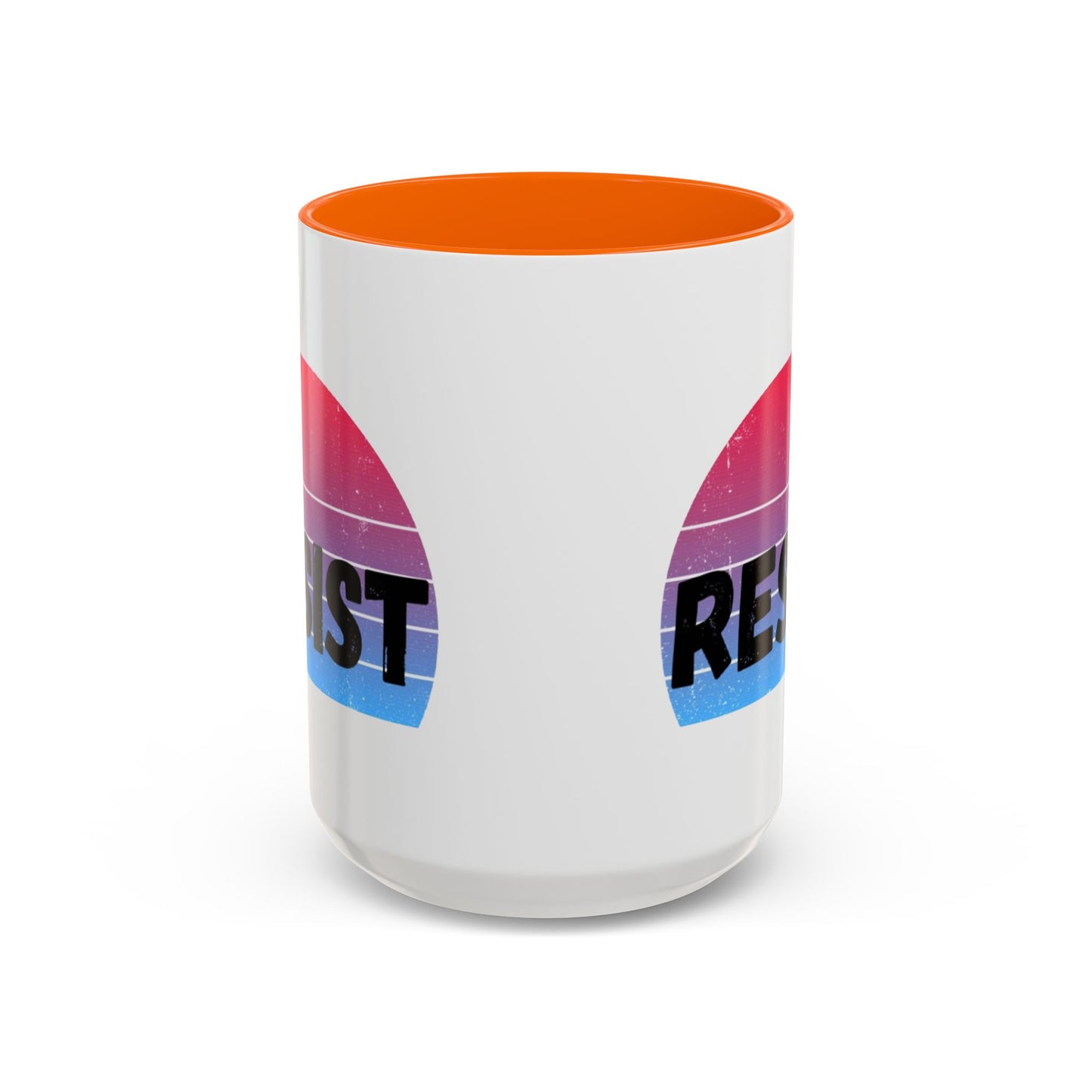 Colorful Resist Coffee Mug, Motivational Mug for Empowerment, Perfect Gift for Activists, Inspirational Kitchenware, 11oz 15oz