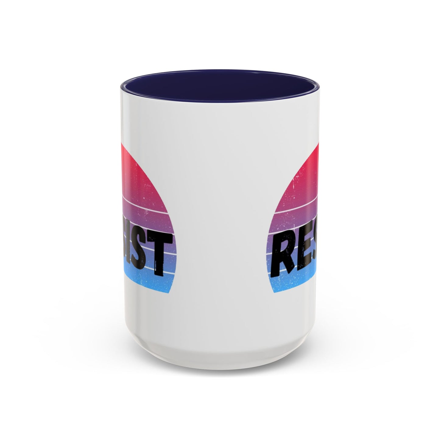 Colorful Resist Coffee Mug, Motivational Mug for Empowerment, Perfect Gift for Activists, Inspirational Kitchenware, 11oz 15oz