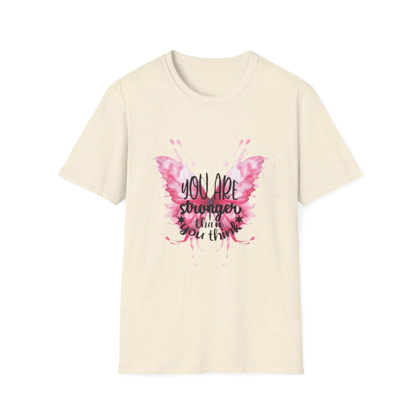 Empowering Butterfly T-Shirt, Inspirational Tee, Motivational Gift, Affirmation Apparel, Positive Vibes Shirt, Strength Quote T-Shirt