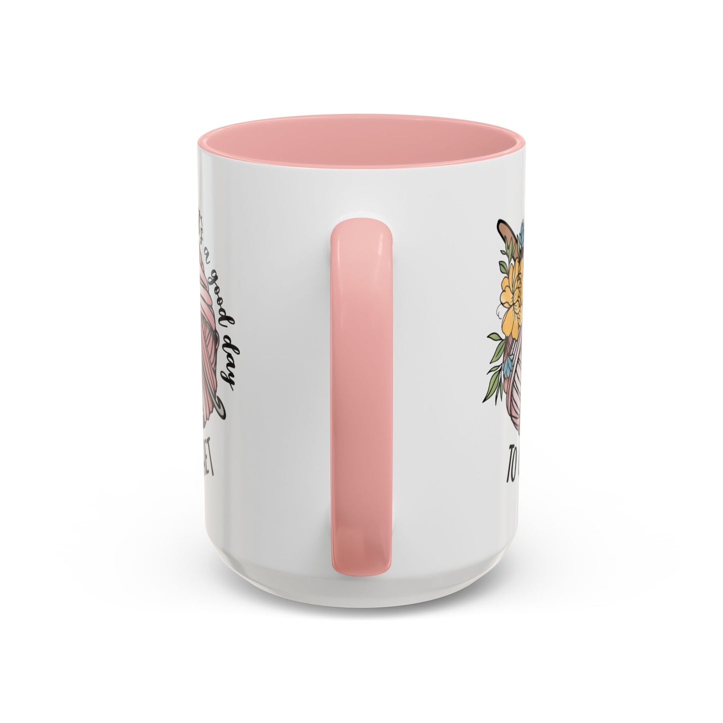 Crochet Lover's Accent Coffee Mug - Perfect Gift for Crafters, Yarn Enthusiasts, Mother's Day, Birthday, or Just Because!