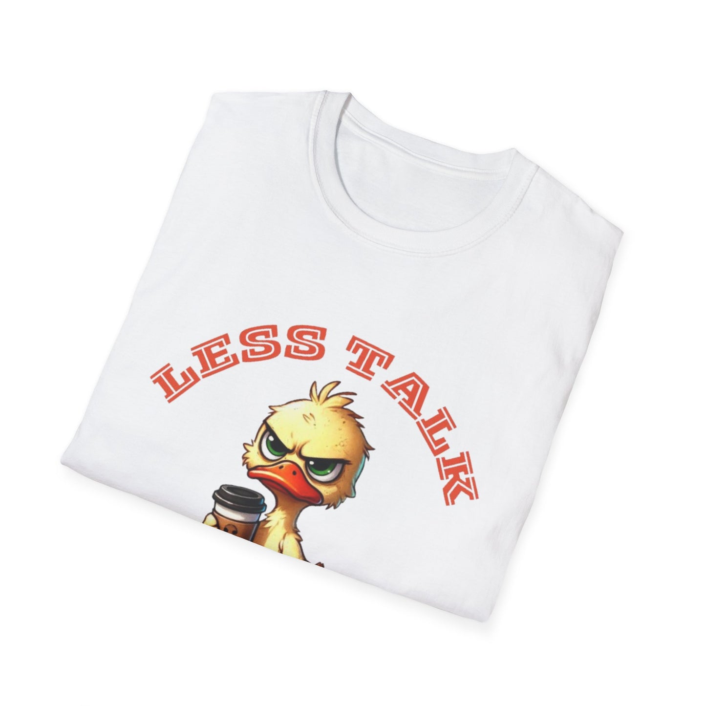 Coffee Lover Unisex T-Shirt - Less Talk More Coffee, Funny Gift for Baristas, Perfect for Casual Wear, Coffee Enthusiast, Birthday Gift