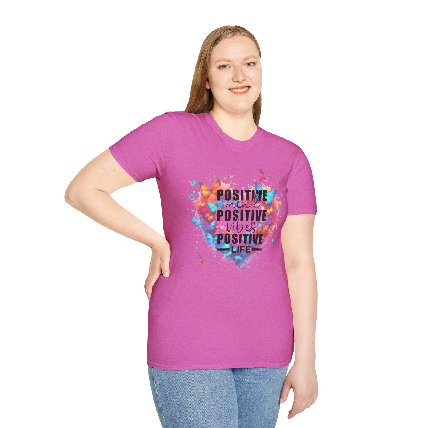 Positive Vibes Unisex T-Shirt, Motivational Tees, Inspirational Apparel, Gift for Friends, Everyday Wear, Positive Life Shirt