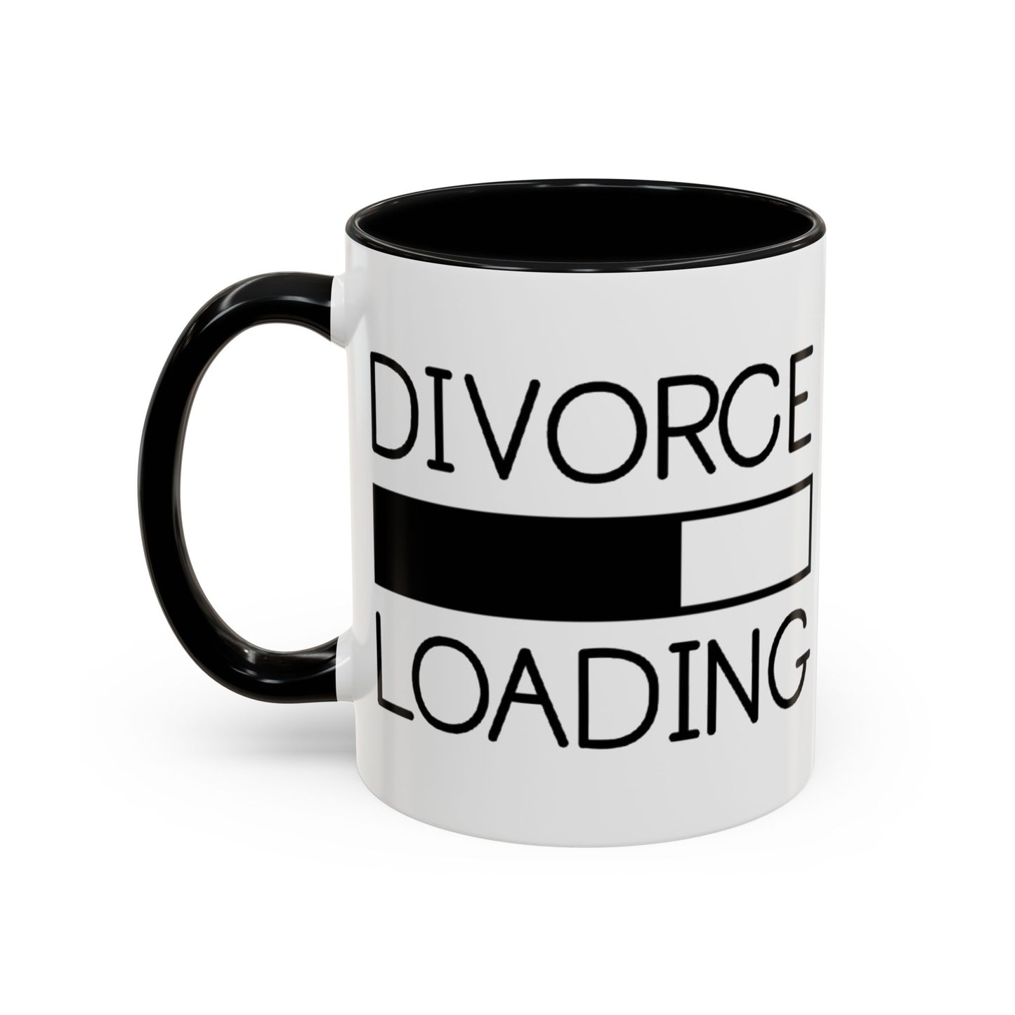 Divorce Loading Coffee Mug - Funny Accent Mug for Breakups, Gift for Friends, Humor Mug, Recovery Coffee Cup, Unique Divorce Gift