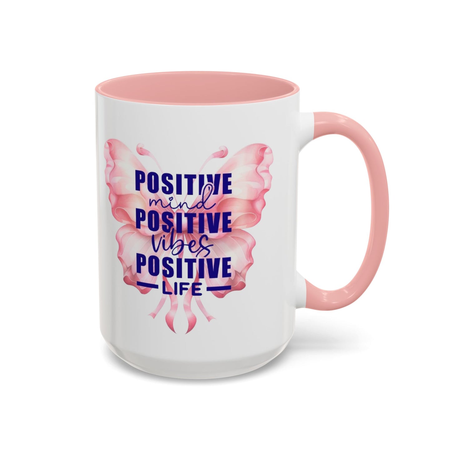 Positive Vibes Coffee Mug, Inspirational Mug, Motivational Mug for Home Office, Gift for Friends, Encouragement Cup, Positive Mind Decor