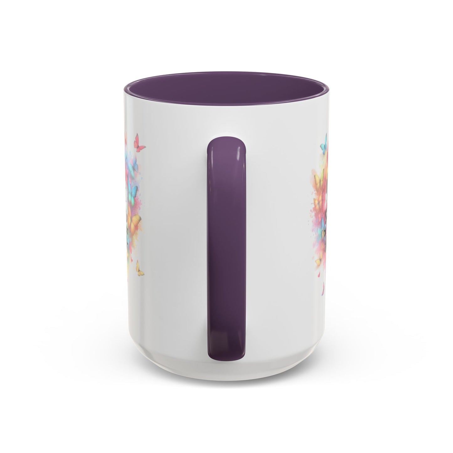 Inspirational Butterfly Coffee Mug, Motivational Gift for Friends, Colorful Mug for Tea Lover, Positive Affirmation, Self-Care Sip