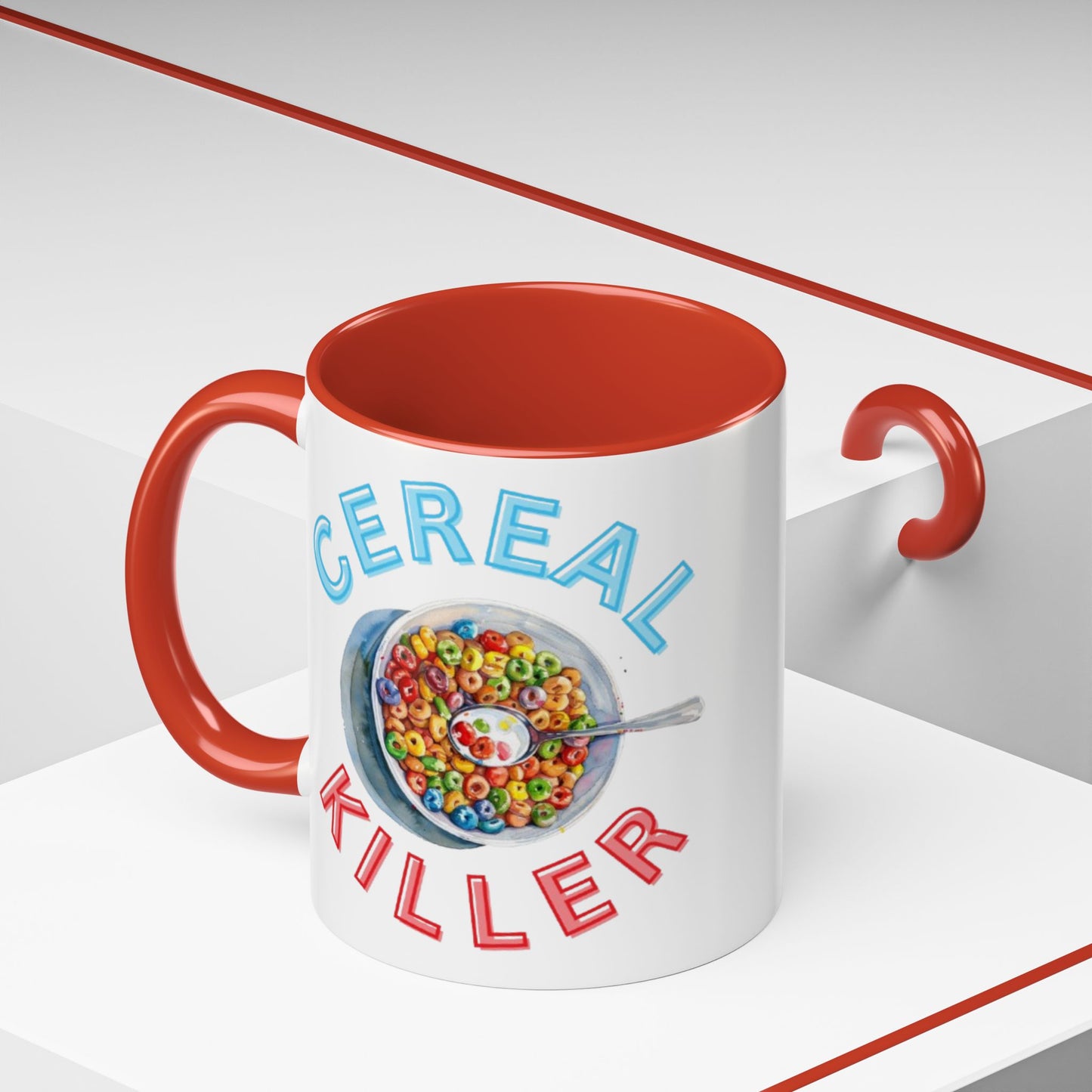 Cereal Killer Coffee Mug, Funny Coffee Cup, Gift for Breakfast Lovers, Humor Mug, Cereal Enthusiast Present