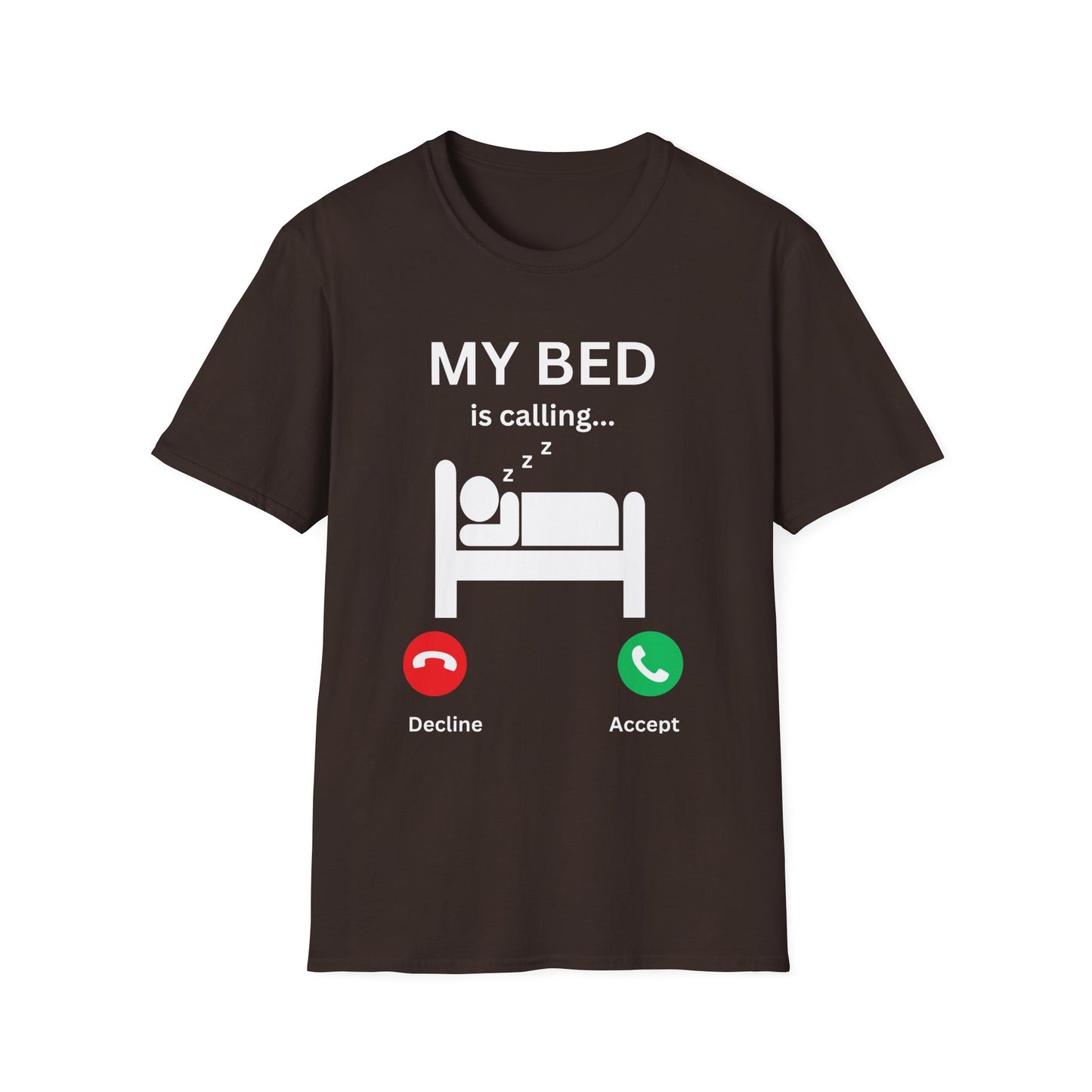 My Bed Is Calling T‑Shirt — Funny Sleep Lover Graphic Tee