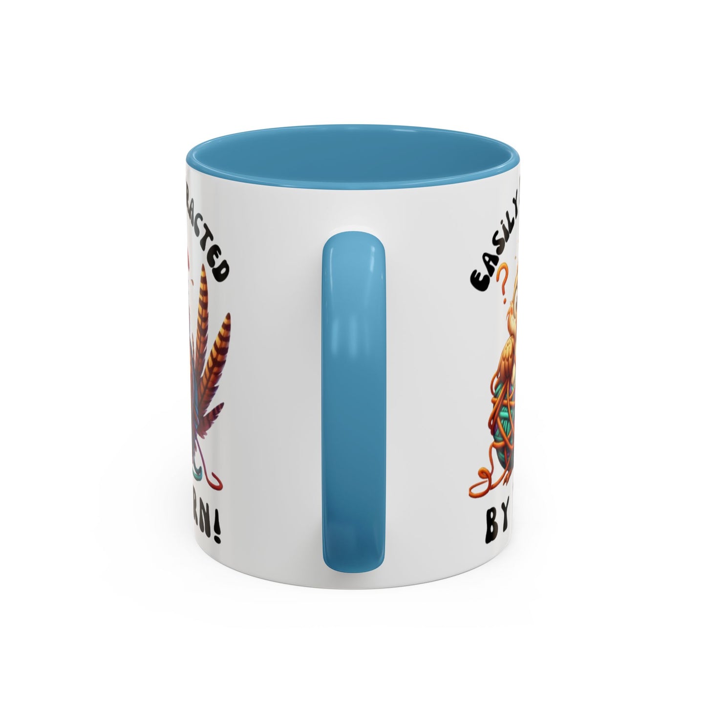 Whimsical Yarn Lover's Coffee Mug – Perfect Gift for Crafters, Crafting Enthusiasts, Cozy Home Decor, Fun Accent Mug