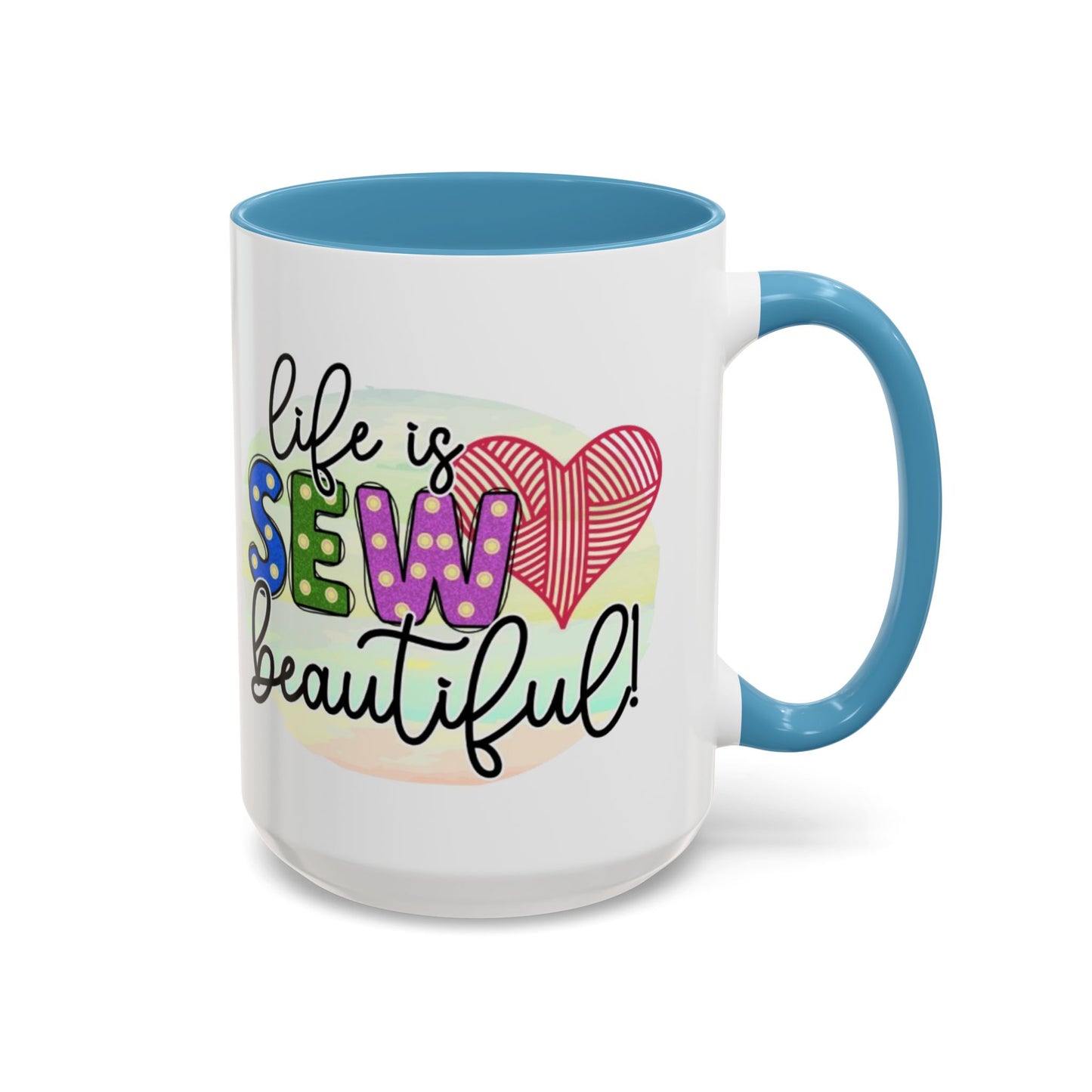 Sewing-Themed Coffee Mug – Perfect Gift for Crafters, Quilters, Birthday, Gift for Her, Inspirational Mug
